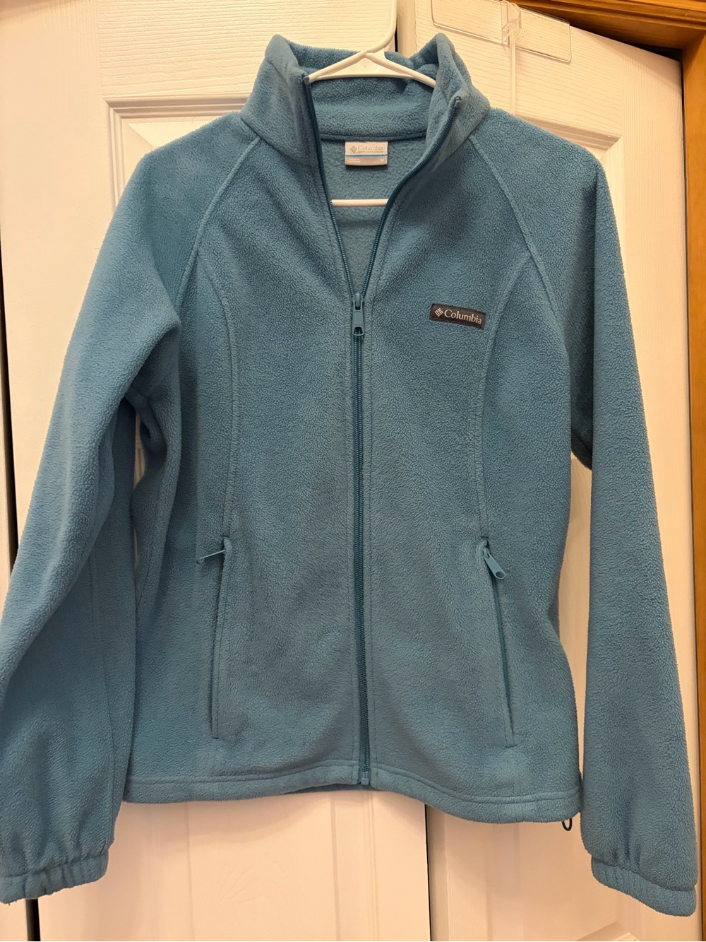 Columbia Light Blue Full-Zip Fleece Jacket